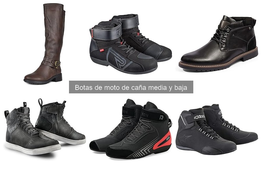 Cómo elegir las mejores botas de moto de caña media y baja