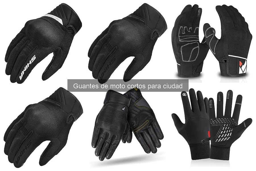 Cómo elegir los mejores guantes de moto cortos para ciudad