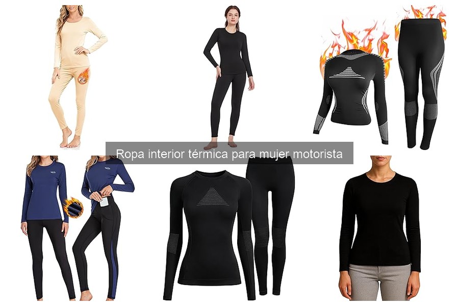 Cómo elegir ropa interior térmica para mujeres motoristas