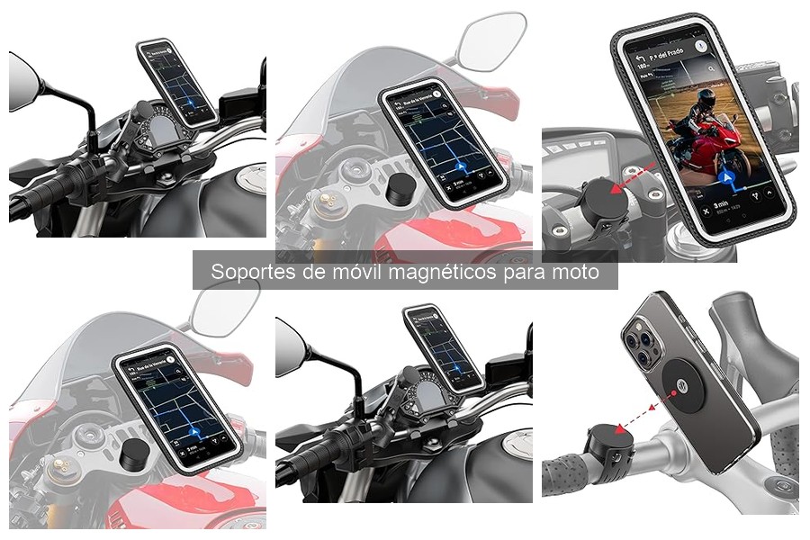 Cómo elegir un soporte magnético para móvil según tu moto