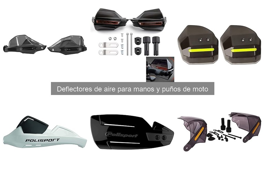 Cómo instalar deflectores de aire en puños de moto