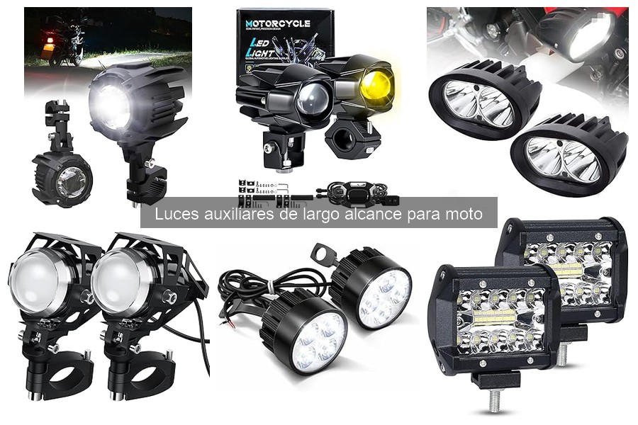 Cómo instalar luces auxiliares de largo alcance en moto