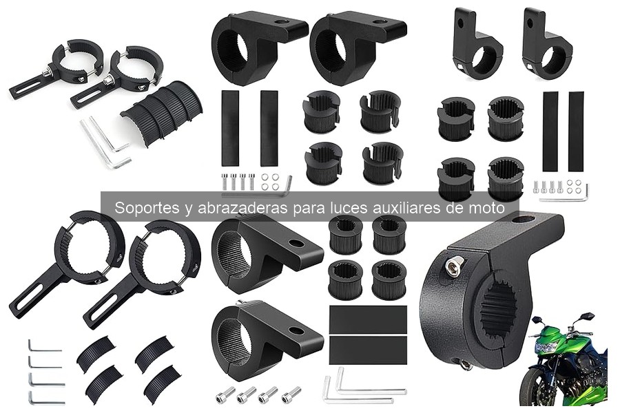 Cómo instalar soportes de luces auxiliar en tu moto