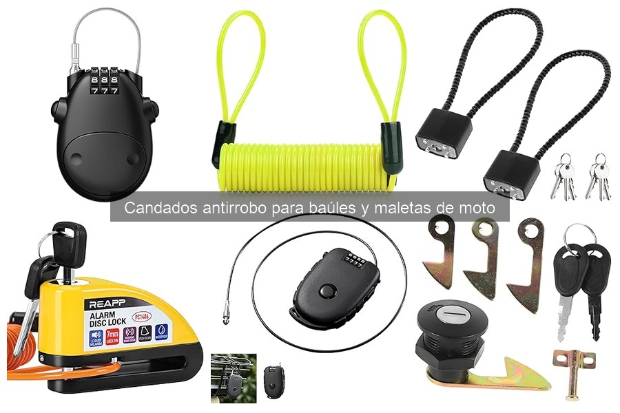 Cómo instalar un candado antirrobo en tu maleta de moto