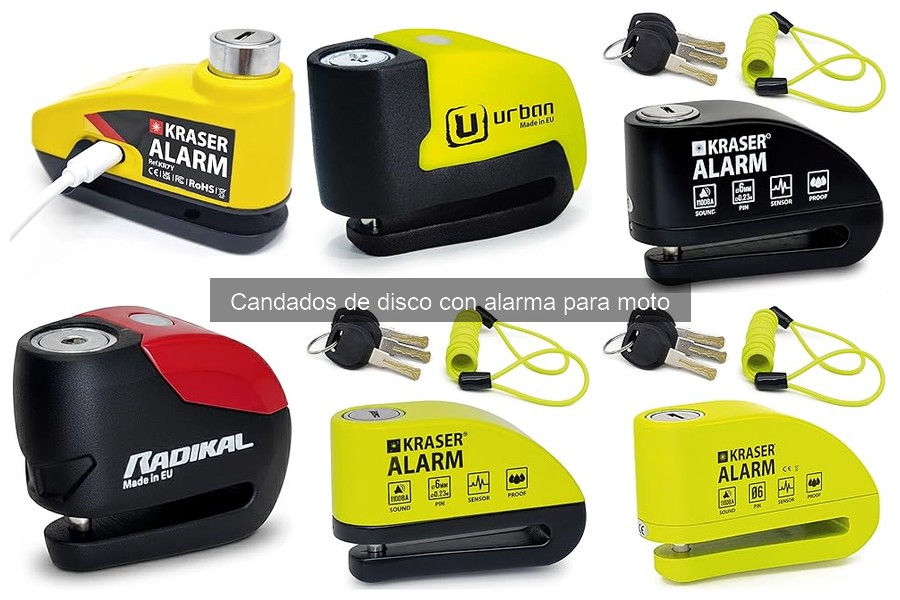 Cómo instalar un candado de disco con alarma para moto
