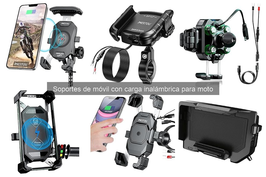 Cómo instalar un soporte de móvil con carga inalámbrica en moto