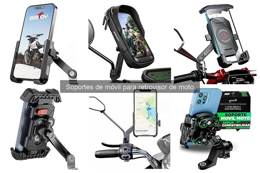 Cómo instalar un soporte de móvil en el retrovisor de moto