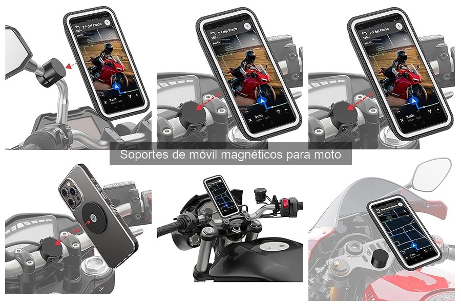 Cómo instalar un soporte de móvil magnético en tu moto