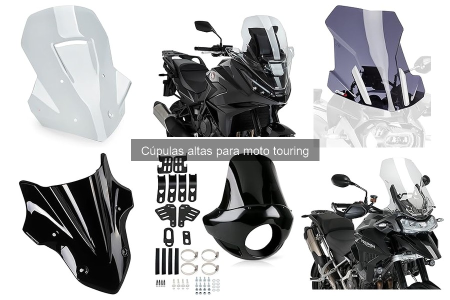 Cómo instalar una cúpula alta en tu moto touring