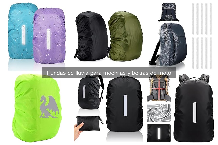 Cómo instalar una funda de lluvia en tu mochila de moto