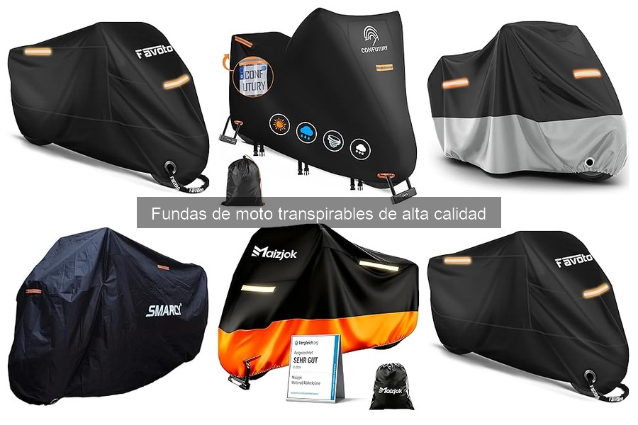 Cómo instalar una funda de moto transpirable de forma correcta