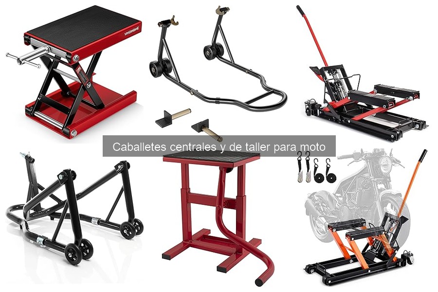 Cómo mantener caballetes de taller para motos