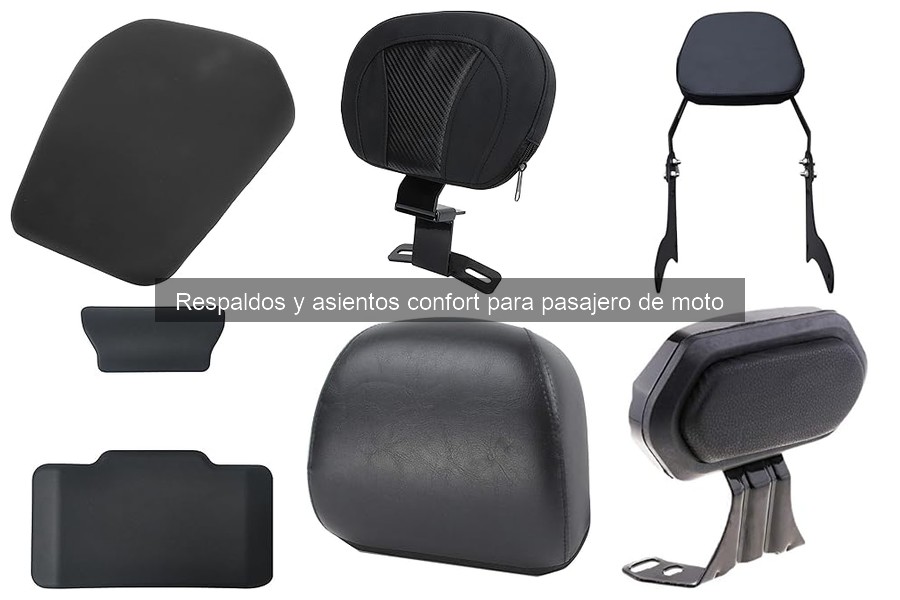 Cómo mantener respaldos y asientos confort para motos