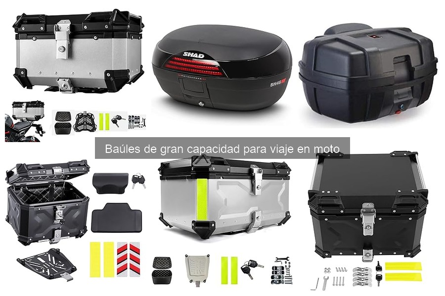 Cómo mantener un baúl de gran capacidad para moto en buen estado