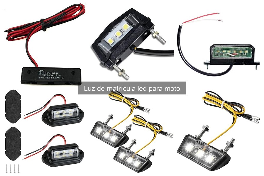 Cómo mantener y limpiar luces de matrícula LED para motos