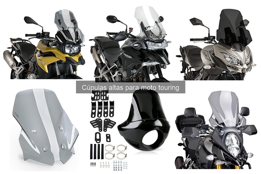 Cómo mantener y limpiar tu cúpula alta de moto touring