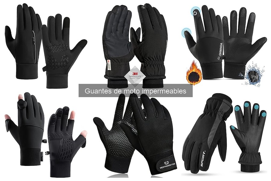 Cómo saber si tus guantes de moto son realmente impermeables