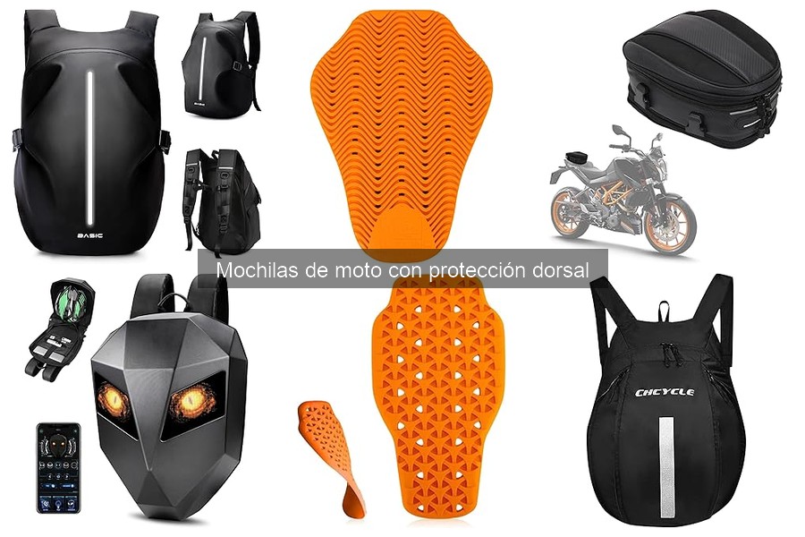 Cómo usar correctamente una mochila de moto con protección dorsal