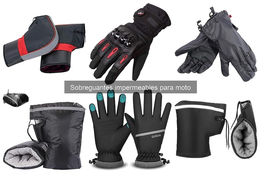Cómo usar sobreguantes impermeables para moto correctamente