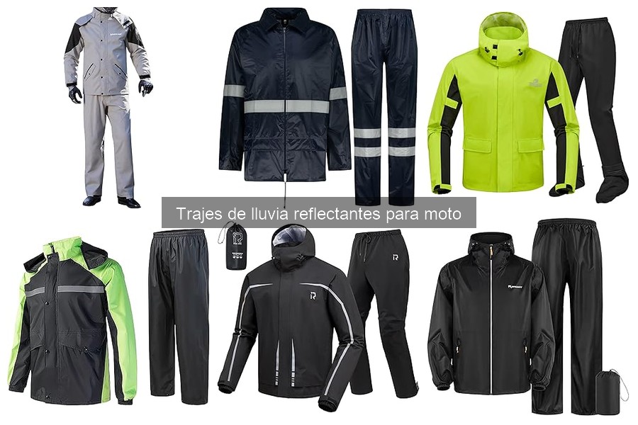 Cómo usar trajes de lluvia reflectantes para moto eficientemente