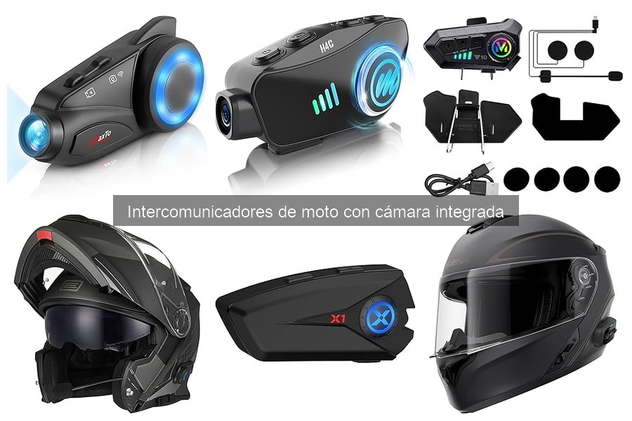 Cómo usar un intercomunicador de moto con cámara correctamente
