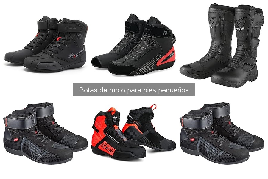 Comparativa: Botas de moto para pies pequeños vs. estrechos