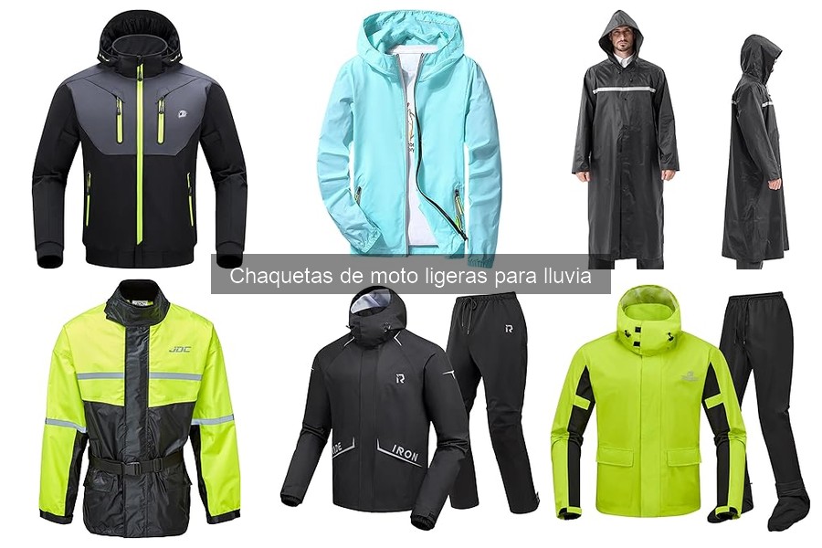 Comparativa: Chaquetas ligeras para lluvia vs. impermeables
