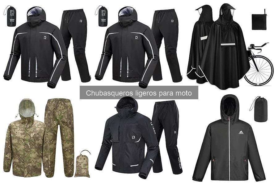 Comparativa: Chubasqueros Ligeros vs Impermeables para Moto