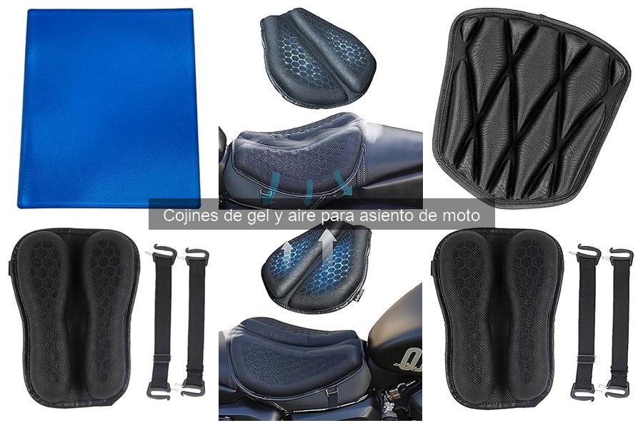 Comparativa: Cojines de Gel vs. Cojines de Aire para Motos
