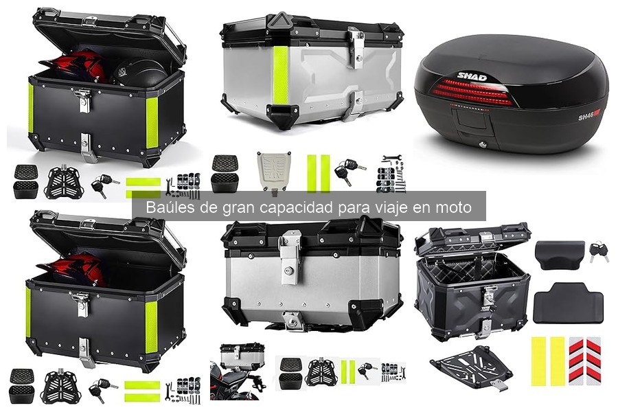 Comparativa de Baúles de Gran Capacidad para Moto