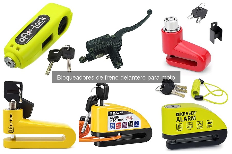 Comparativa de bloqueadores de freno delantero y seguridad para motos