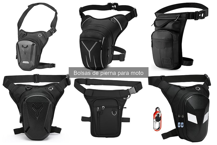 Comparativa de bolsas de pierna y otras opciones para moto