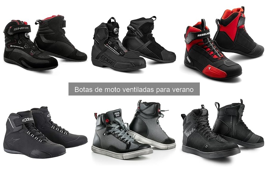 Comparativa de Botas de Moto Ventiladas para Verano