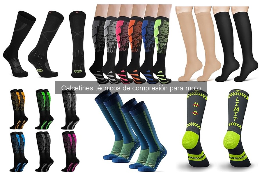 Comparativa de calcetines de compresión para moto
