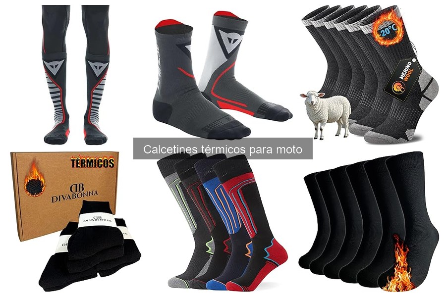 Comparativa de calcetines térmicos para moto de las mejores marcas