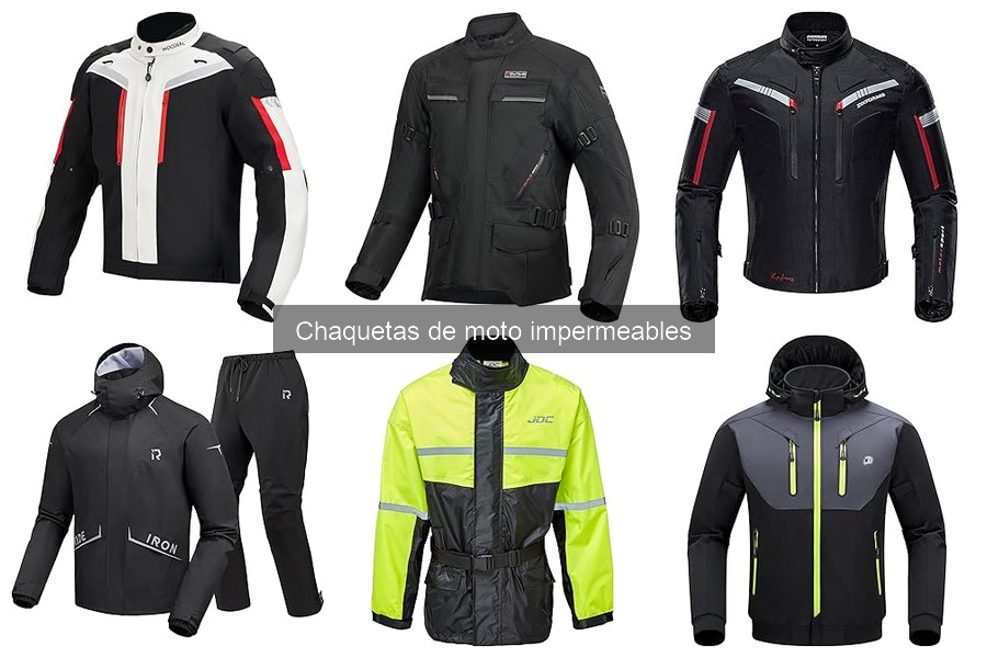 Comparativa de chaquetas de moto impermeables para conducción