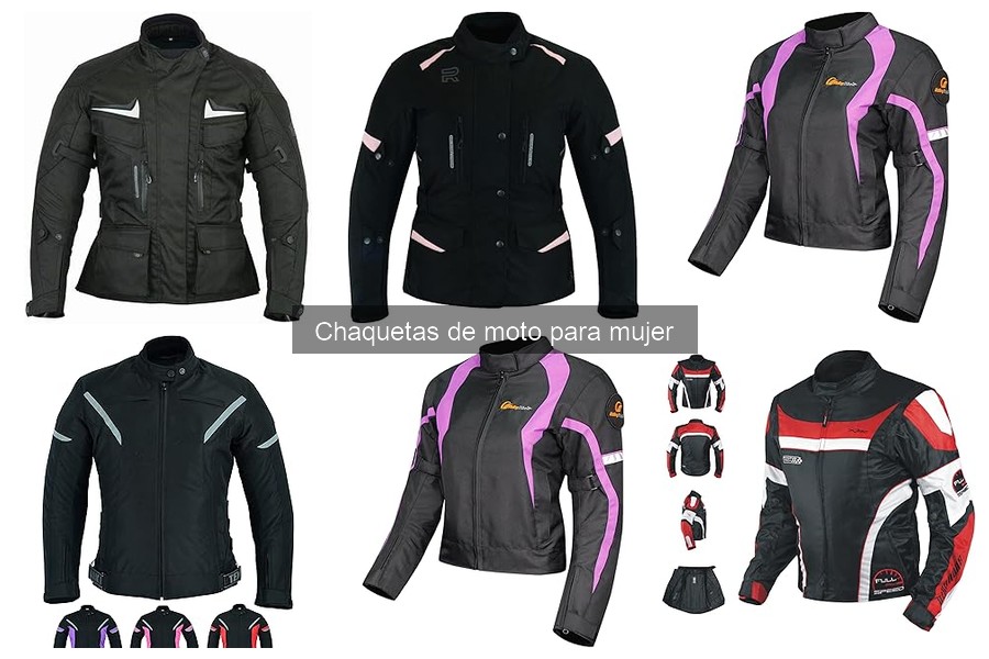 Comparativa de chaquetas de moto para mujer según precios