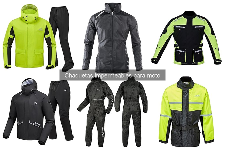 Comparativa de chaquetas impermeables para moto 2023