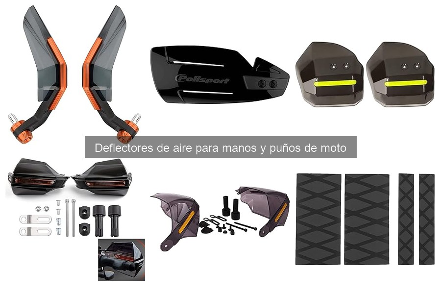 Comparativa de Deflectores de Aire para Manos de Moto
