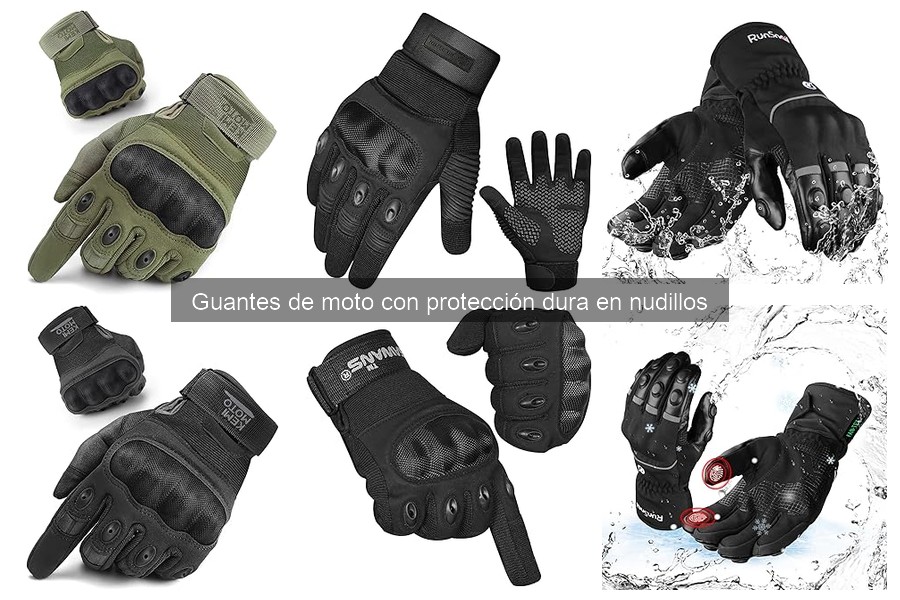 Comparativa de Guantes de Moto: Con y Sin Protección Dura