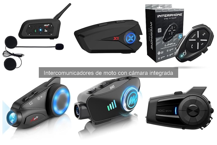 Comparativa de intercomunicadores de moto con cámara integrada