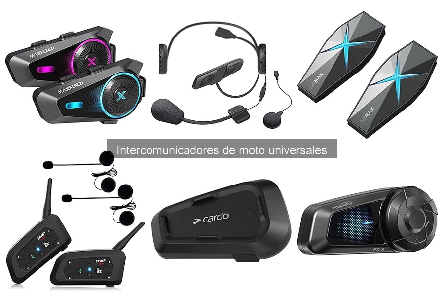 Comparativa de intercomunicadores de moto universales