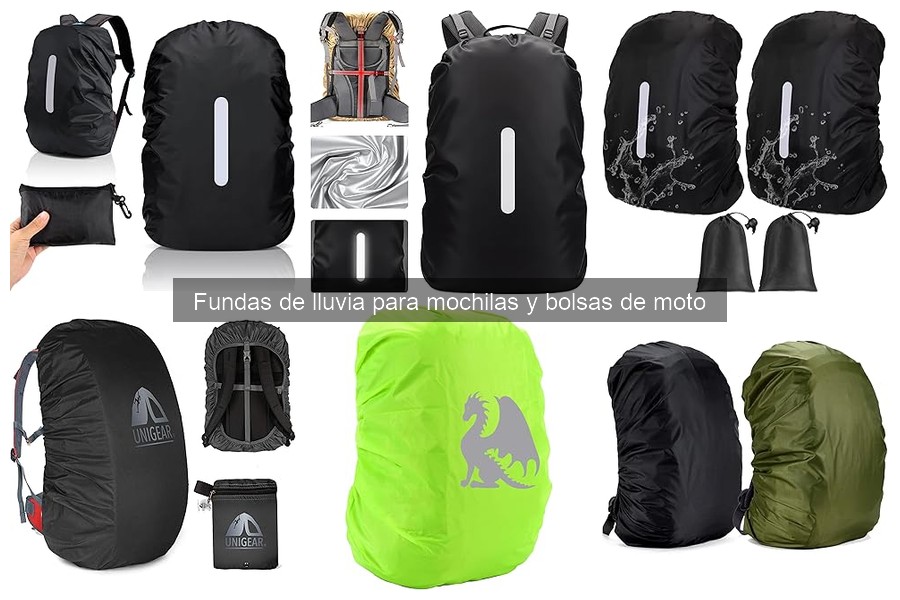 Comparativa de las Mejores Fundas de Lluvia para Mochilas de Moto