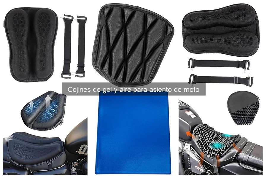 Comparativa de los mejores cojines de gel para moto