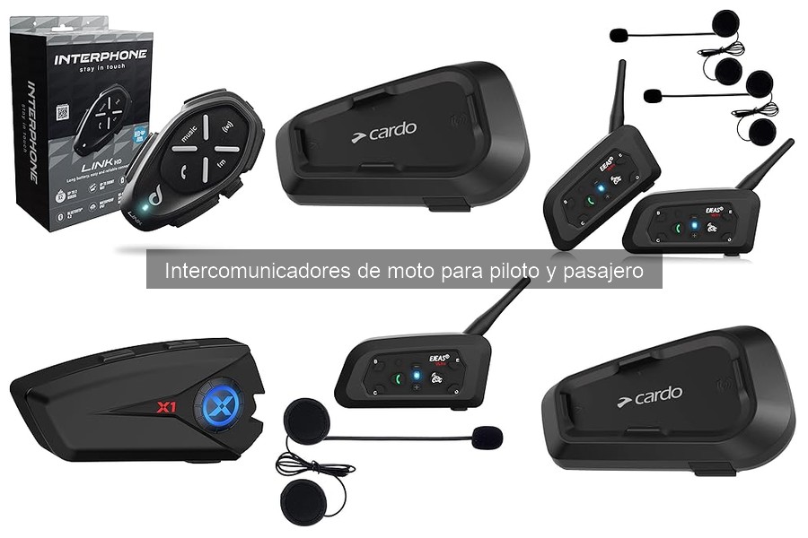 Comparativa de los mejores intercomunicadores de moto 2023