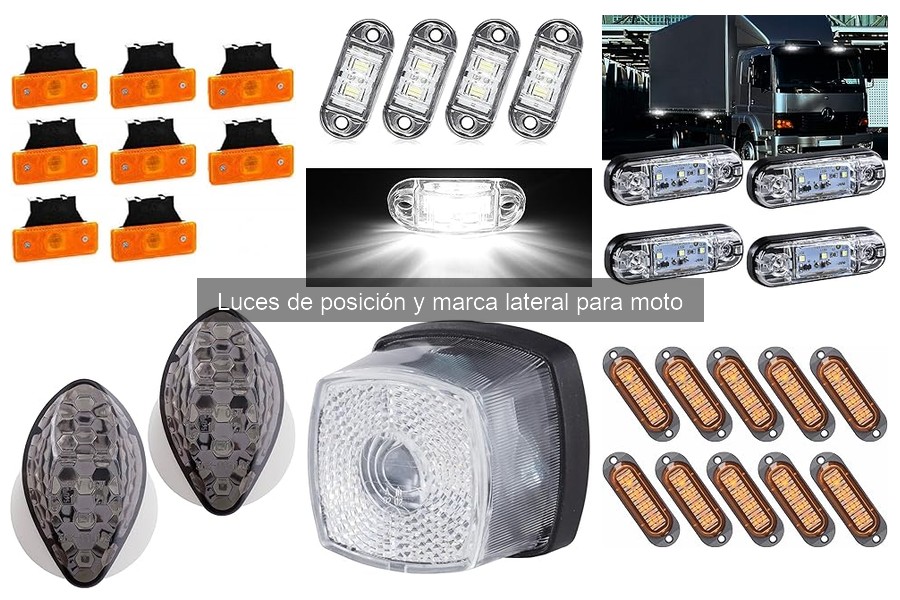 Comparativa de Luces de Posición y Laterales para Motos