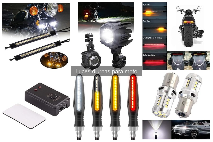 Comparativa de luces diurnas para moto: calidad y precio