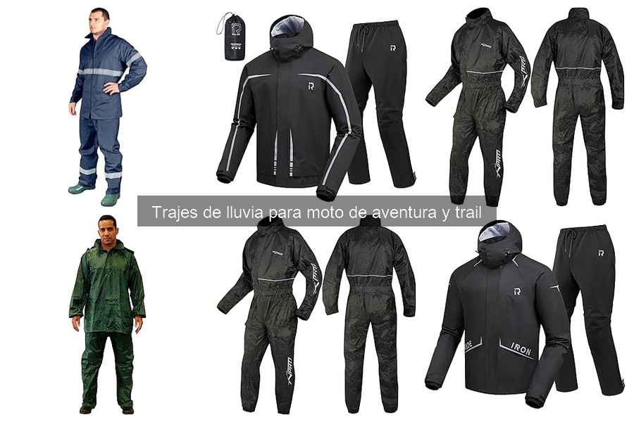 Comparativa de materiales en trajes de lluvia para moto