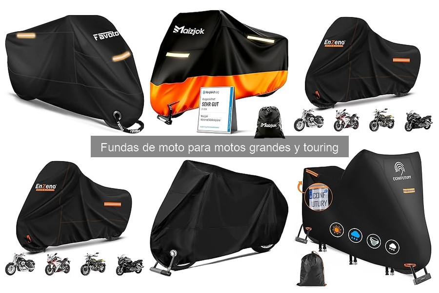 Comparativa de materiales para fundas de moto grandes