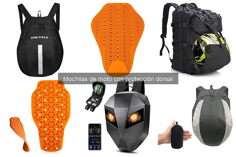 Comparativa de mochilas de moto: ¿con o sin protección dorsal?